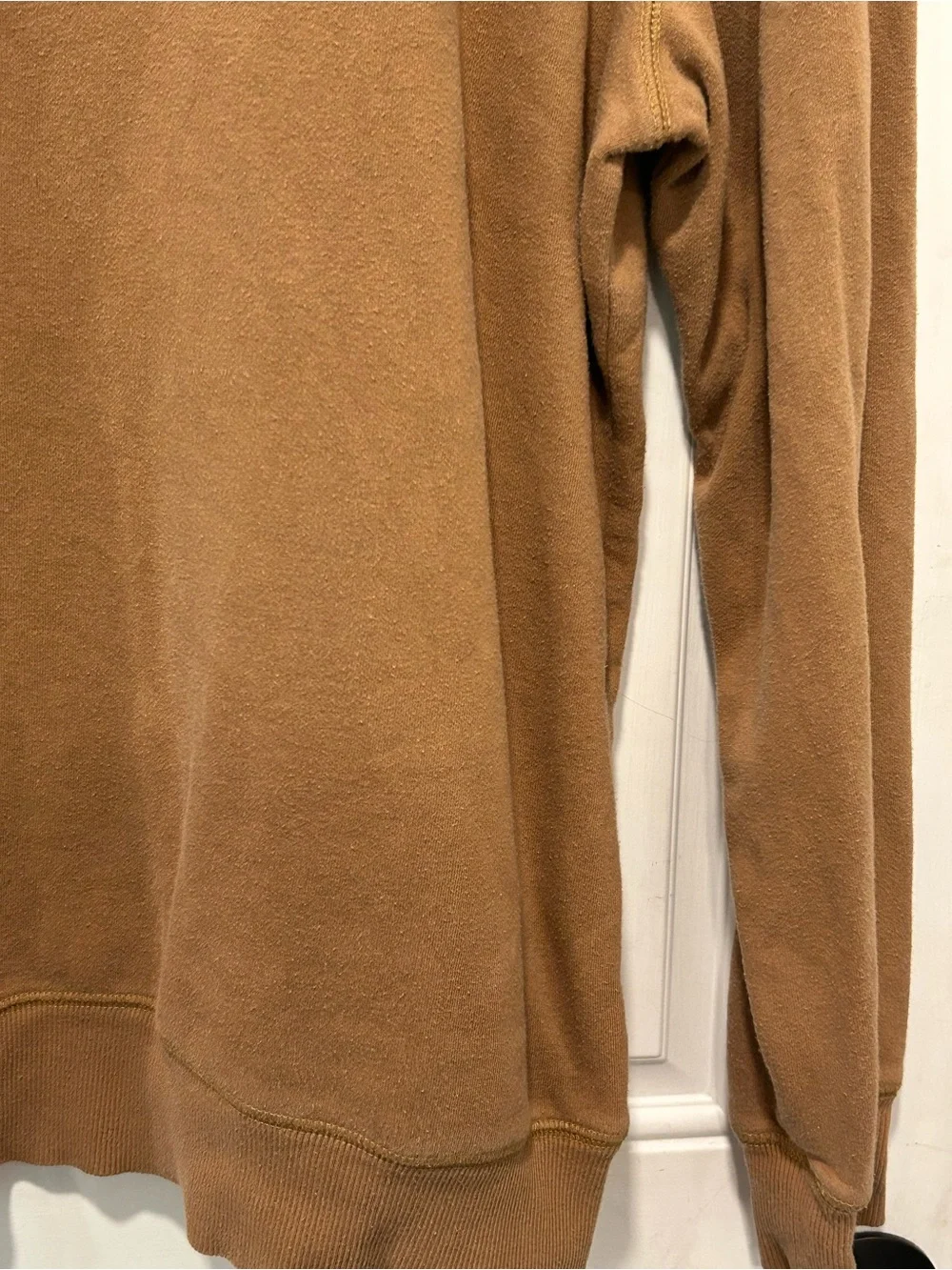 The North Face Men's Long Sleeve Heritage Patch Crew Brown Utility Sweatshirt XL